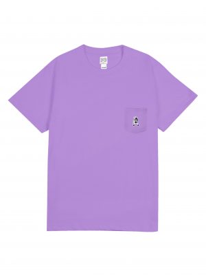 NO TRACE POCKET TEE – PURPLE (FRONT)