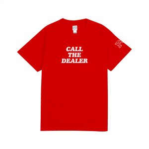PC FOR PIZZZA DEALER – TEES RED- MOCK UP – FRONT